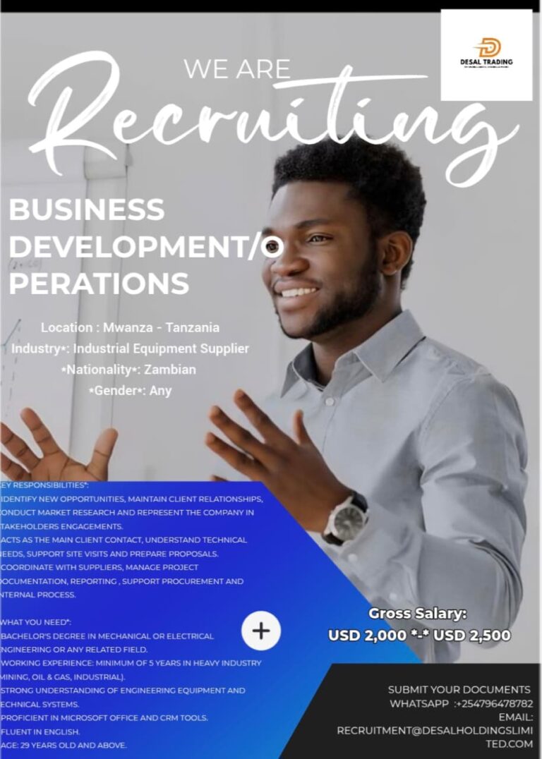 BUSINESS DEVELOPMENT/OPERATIONS