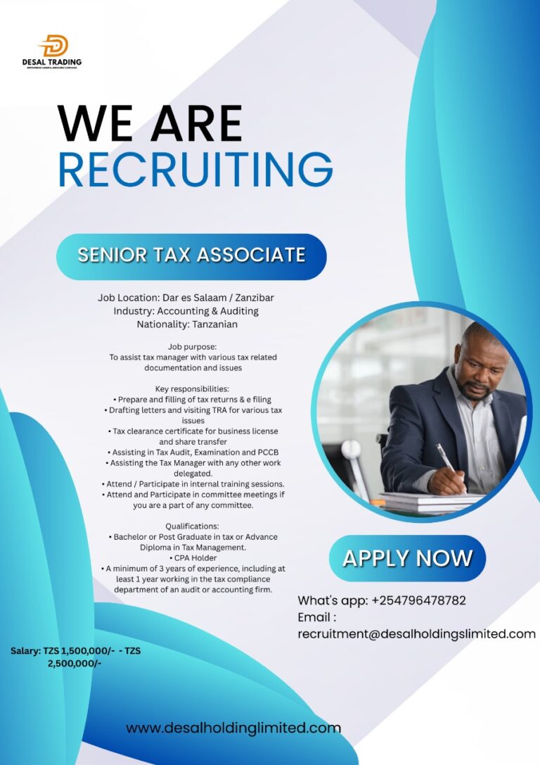 SENIOR TAX ASSOCIATE