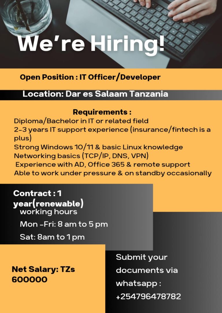 IT Officer/Developer